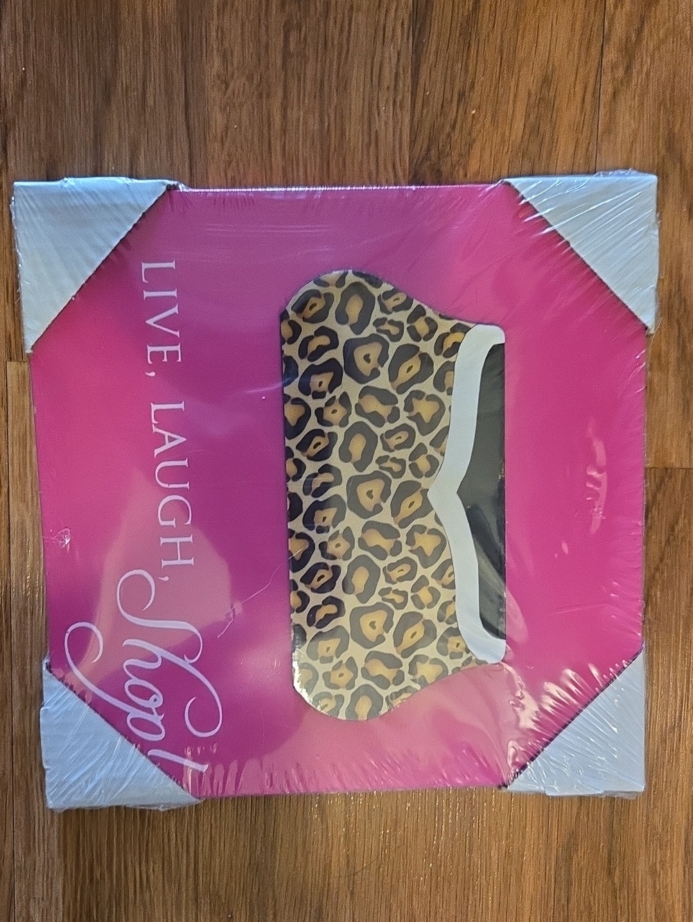 Leopard Print Women's Clutch Bag - Brown Leopard Pattern